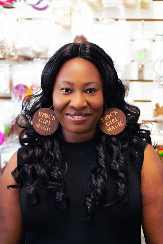 BLACK GIRL MAGIC EARRINGS