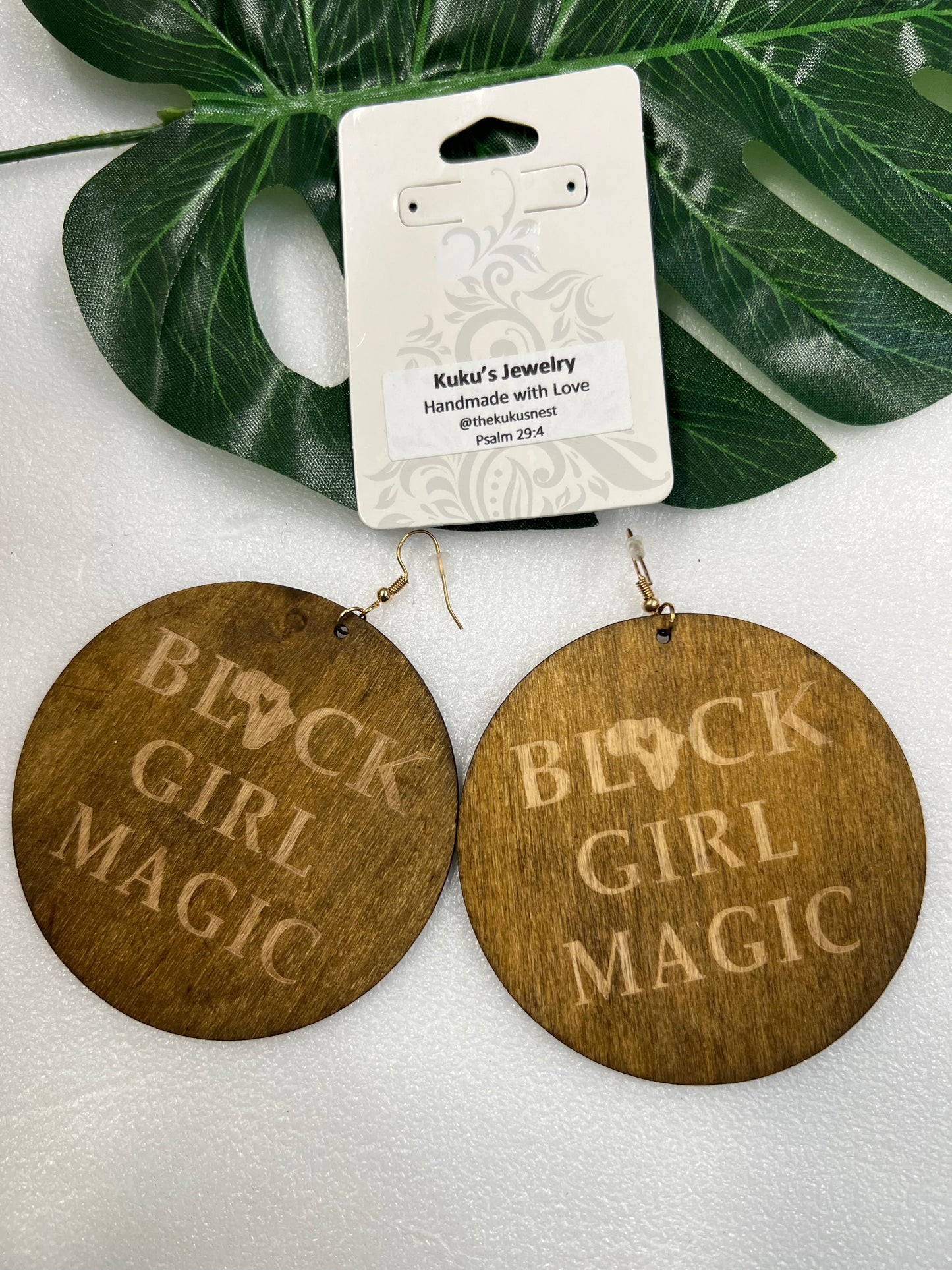 BLACK GIRL MAGIC EARRINGS