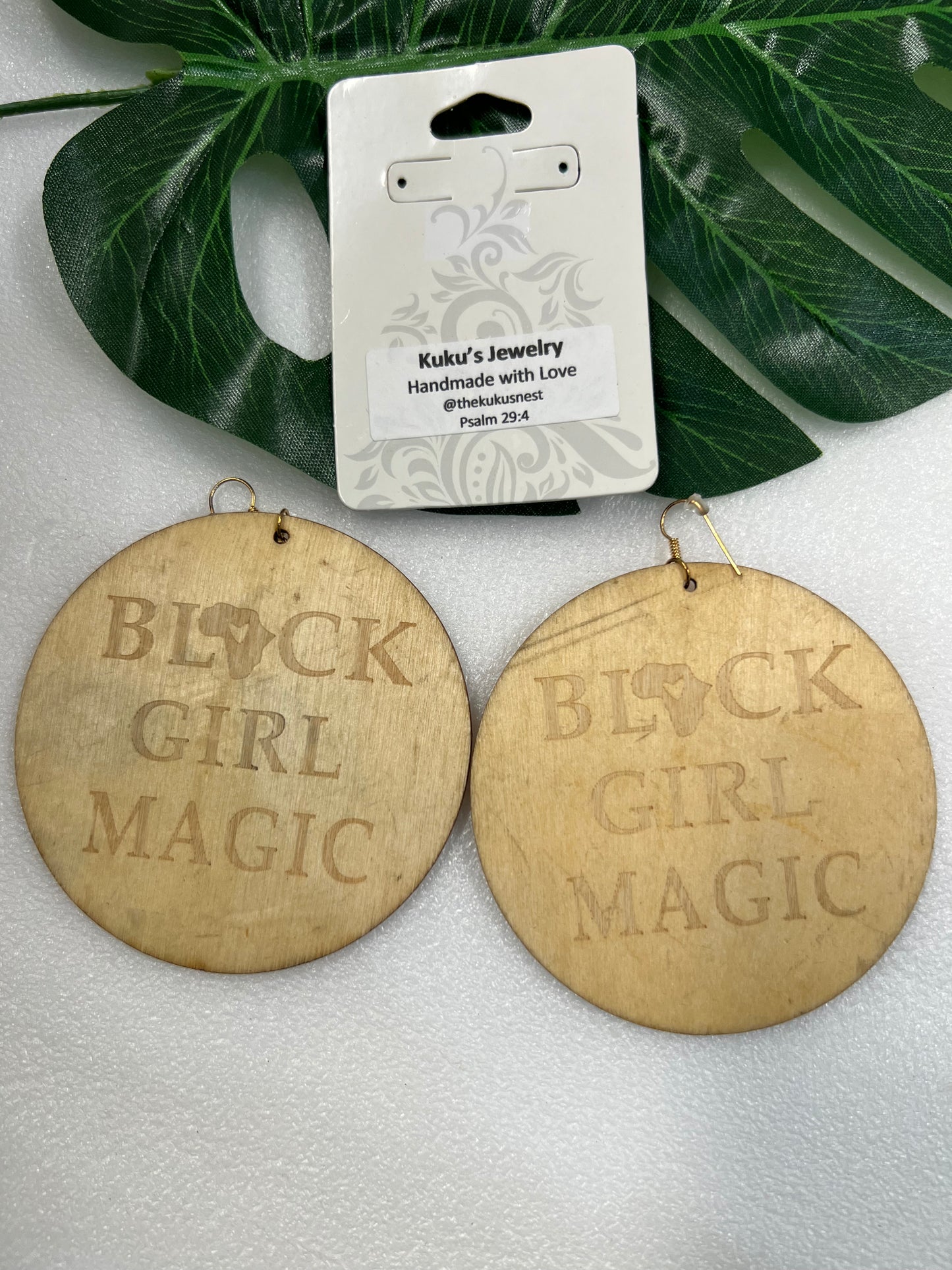 BLACK GIRL MAGIC EARRINGS