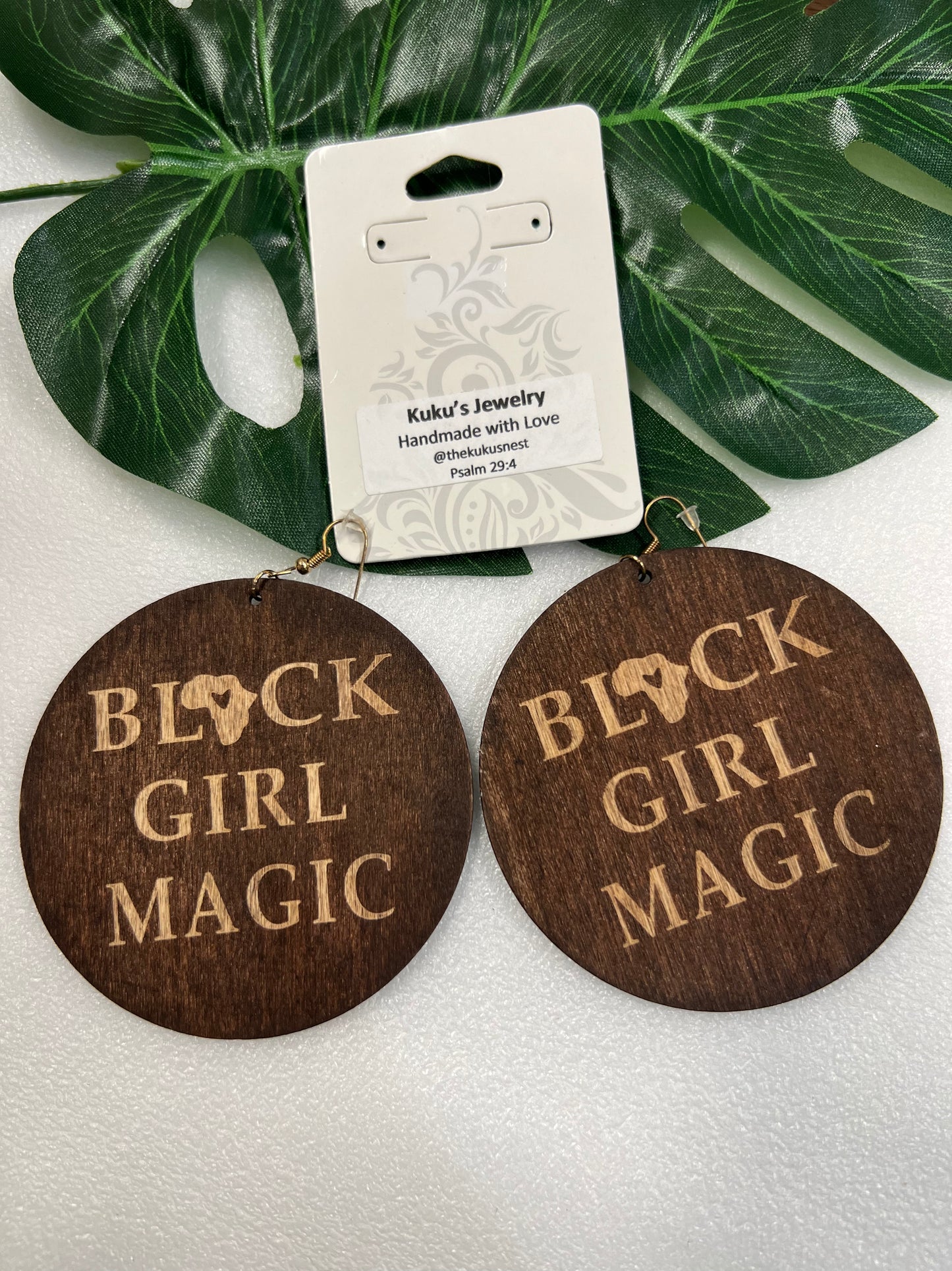 BLACK GIRL MAGIC EARRINGS