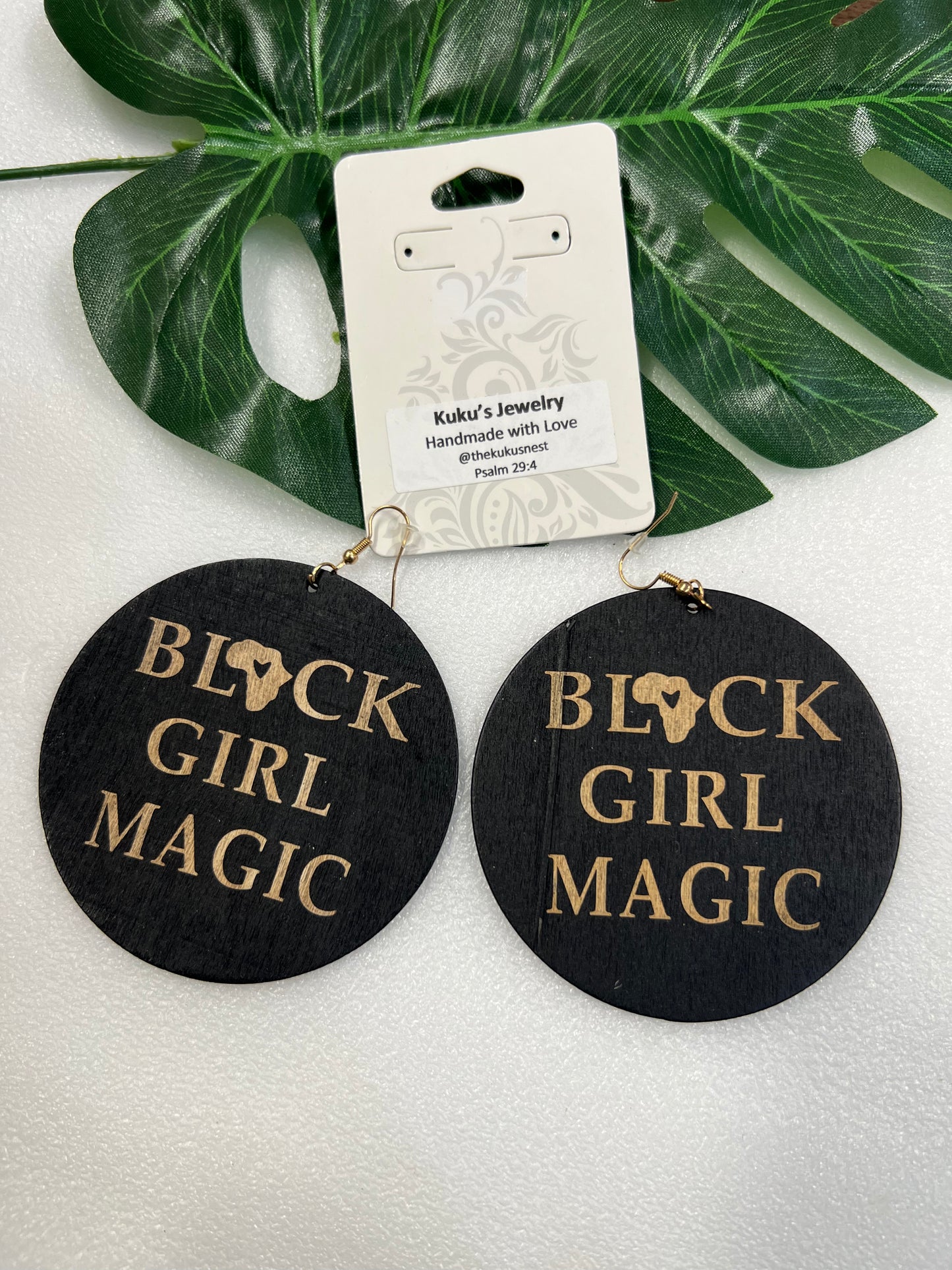 BLACK GIRL MAGIC EARRINGS